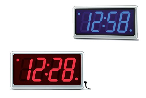 Orologio sveglia a LED 4 Serie ORLED4, Orologio datario sveglia a LED da  parete Serie FS4013MOV