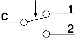 Temperature control with s.p.s.t or s.p.d.t. switch - thermostat