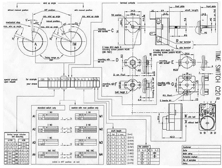 Mechanical time switch