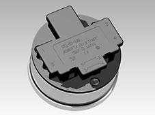 Mechanical timer with acoustic signal